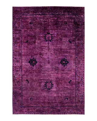 Vibrance, One-of-a-Kind Handmade Area Rug - Purple, 17' 4" x 11' 7" - Solo Rugs