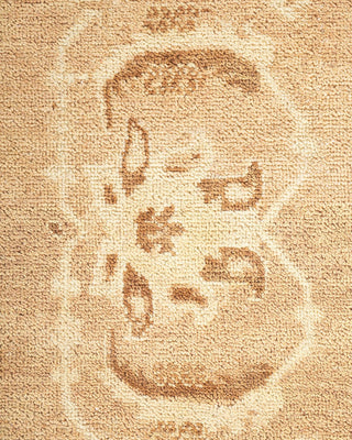 Traditional Mogul Ivory Wool Area Rug 8' 3" x 10' 3" - Solo Rugs