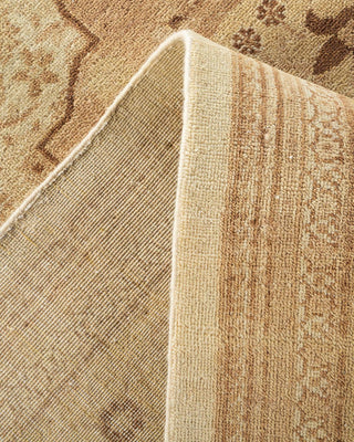 Traditional Mogul Ivory Wool Area Rug 8' 3" x 10' 3" - Solo Rugs