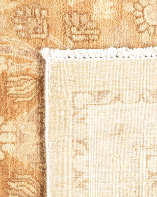 Traditional Mogul Beige Wool Area Rug 9' 5" x 12' 2" - Solo Rugs