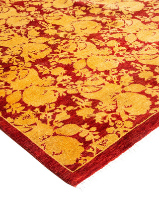 Traditional Mogul Red Wool Area Rug 3' 2" x 5' 2" - Solo Rugs