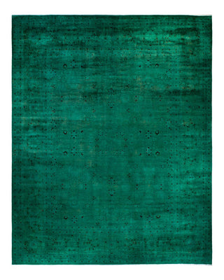 Fine Vibrance, One-of-a-Kind Handmade Area Rug - Green, 15' 6" x 12' 3" - Solo Rugs