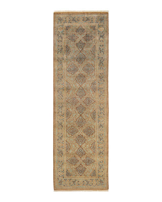 Traditional Mogul Brown Wool Runner 2' 7" x 8' 5" - Solo Rugs