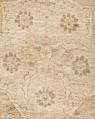 Contemporary Eclectic Beige Wool Area Rug 8' 0" x 11' 2" - Solo Rugs