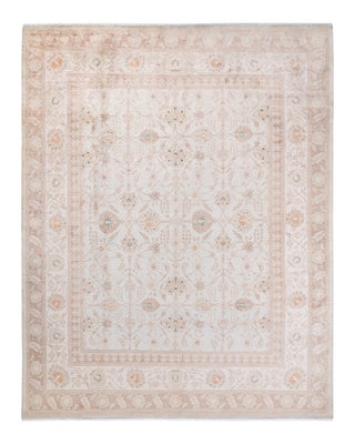 Traditional Mogul Ivory Wool Area Rug 8' 1" x 10' 1" - Solo Rugs