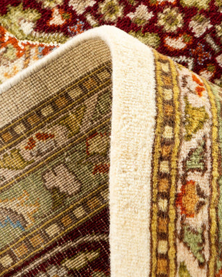 Traditional Mogul Ivory Wool Area Rug 9' 2" x 11' 10" - Solo Rugs