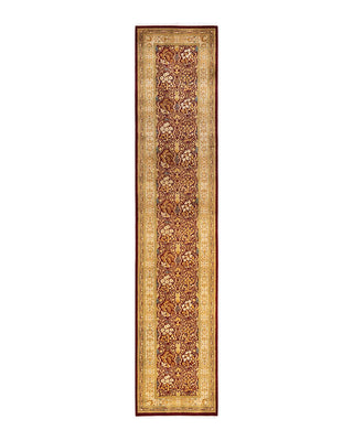 Traditional Mogul Red Wool Runner 2' 7" x 12' 10" - Solo Rugs