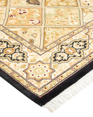 Traditional Mogul Brown Wool Area Rug 2' 8" x 4' 4" - Solo Rugs