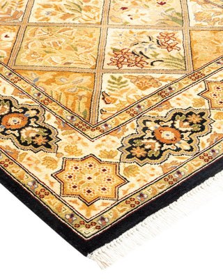 Traditional Mogul Brown Wool Area Rug 2' 8" x 4' 2" - Solo Rugs