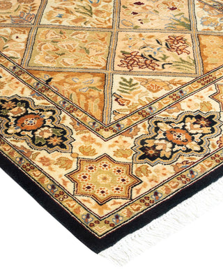 Traditional Mogul Brown Wool Area Rug 2' 8" x 4' 2" - Solo Rugs