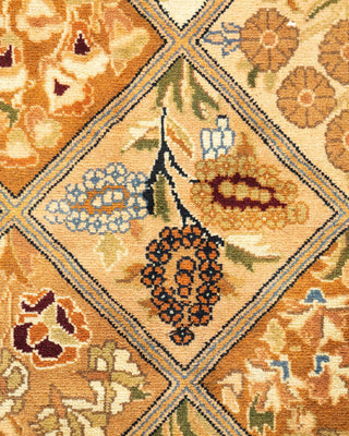 Traditional Mogul Brown Wool Area Rug 2' 8" x 4' 2" - Solo Rugs