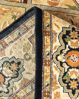 Traditional Mogul Brown Wool Area Rug 2' 8" x 4' 2" - Solo Rugs