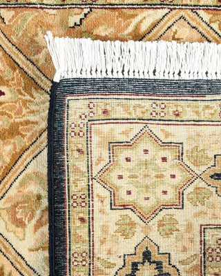 Traditional Mogul Brown Wool Area Rug 2' 8" x 4' 1" - Solo Rugs