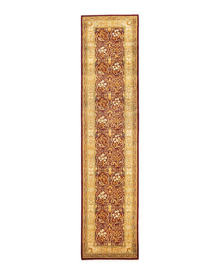 Traditional Mogul Red Wool Runner 2' 8" x 11' 6" - Solo Rugs