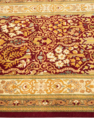 Traditional Mogul Red Wool Runner 2' 8" x 18' 10" - Solo Rugs