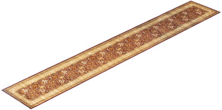 Traditional Mogul Red Wool Runner 2' 8" x 18' 10" - Solo Rugs