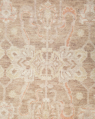 Traditional Mogul Beige Wool Area Rug 8' 1" x 9' 10" - Solo Rugs