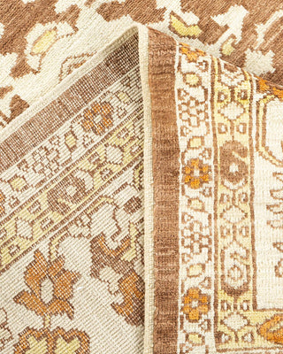 Traditional Serapi Yellow Wool Area Rug 9' 2" x 11' 6" - Solo Rugs