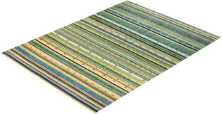 Contemporary Modern Multi Wool Area Rug 10' 2" x 13' 10" - Solo Rugs