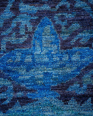 Contemporary Fine Vibrance Gray Wool Area Rug 8' 10" x 11' 10" - Solo Rugs