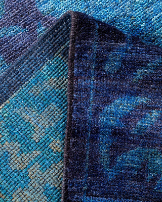 Contemporary Fine Vibrance Gray Wool Area Rug 8' 10" x 11' 10" - Solo Rugs