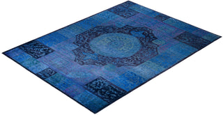 Contemporary Fine Vibrance Gray Wool Area Rug 8' 10" x 11' 10" - Solo Rugs