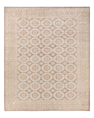 Traditional Khotan Light Blue Wool Area Rug 8' 0" x 9' 7" - Solo Rugs