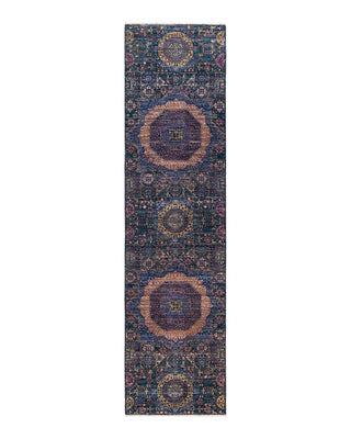 Traditional Serapi Gray Wool Runner 2' 7" x 9' 9" - Solo Rugs