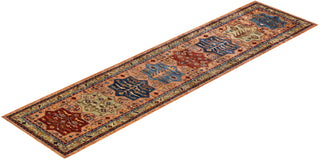 Traditional Serapi Brown Wool Runner 2' 10" x 11' 9" - Solo Rugs