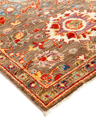 Traditional Serapi Beige Wool Runner 2' 10" x 9' 9" - Solo Rugs