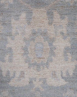 Traditional Oushak Gray Wool Runner 2' 7" x 10' 4" - Solo Rugs