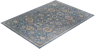 Traditional Serapi Gray Wool Area Rug 9' 10" x 13' 11" - Solo Rugs