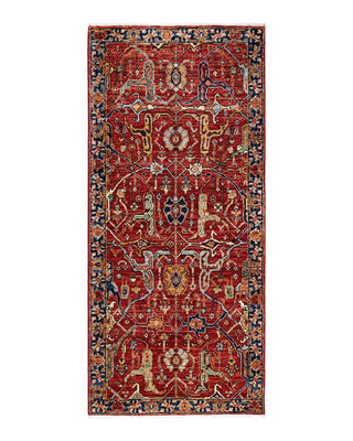 Traditional Serapi Orange Wool Runner 2' 8" x 6' 0" - Solo Rugs