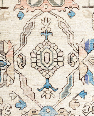 Serapi One-of-a-Kind Wool Ivory Area Rug 8' 11" x 11' 11"