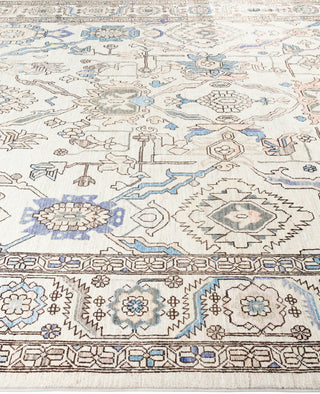 Serapi One-of-a-Kind Wool Ivory Area Rug 8' 11" x 11' 11"
