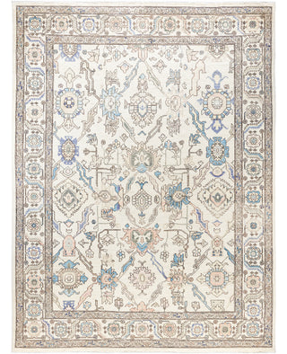 Serapi One-of-a-Kind Wool Ivory Area Rug 8' 11" x 11' 11"