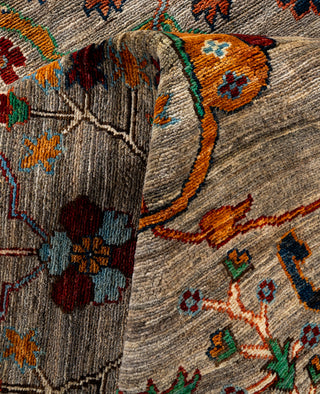 Serapi One-of-a-Kind Wool Brown Area Rug 9' 0" x 12' 2"