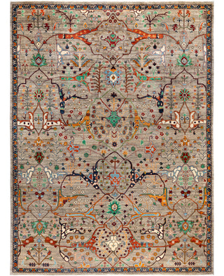 Serapi One-of-a-Kind Wool Brown Area Rug 9' 0" x 12' 2"