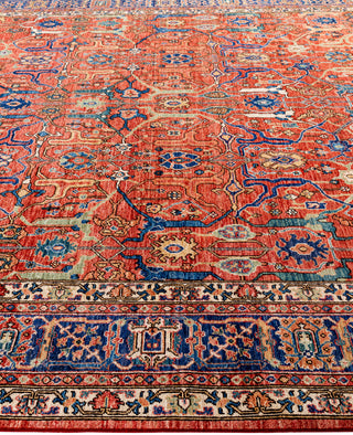 Serapi One-of-a-Kind Wool Red Area Rug 9' 0" x 12' 1"