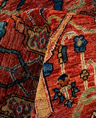Serapi One-of-a-Kind Wool Red Area Rug 9' 0" x 12' 1"