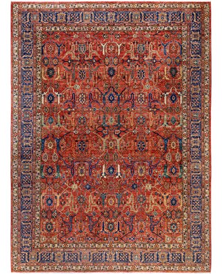 Serapi One-of-a-Kind Wool Red Area Rug 9' 0" x 12' 1"