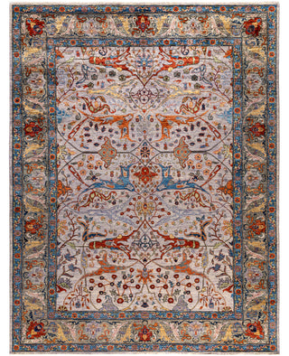 Serapi One-of-a-Kind Wool Purple Area Rug 9' 1" x 11' 9"