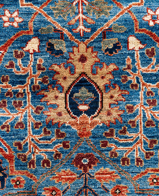 Serapi One-of-a-Kind Wool Blue Area Rug 8' 10" x 11' 11"