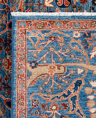Serapi One-of-a-Kind Wool Blue Area Rug 8' 10" x 11' 11"