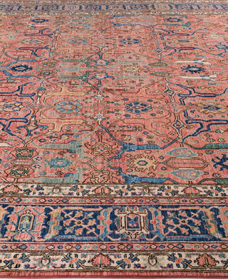 Serapi One-of-a-Kind Wool Pink Area Rug 9' 1" x 11' 11"