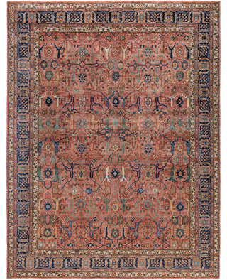 Serapi One-of-a-Kind Wool Pink Area Rug 9' 1" x 11' 11"