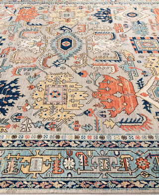 Serapi One-of-a-Kind Wool Gray Area Rug 9' 2" x 11' 10"