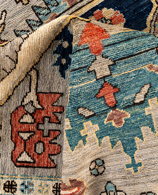 Serapi One-of-a-Kind Wool Gray Area Rug 9' 2" x 11' 10"