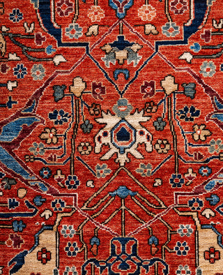 Serapi One-of-a-Kind Wool Red Area Rug 8' 11" x 11' 9"