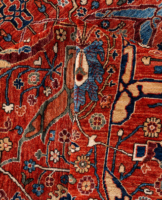 Serapi One-of-a-Kind Wool Red Area Rug 8' 11" x 11' 9"